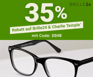 35% Rabatt auf Brille24 & Charlie Temple
